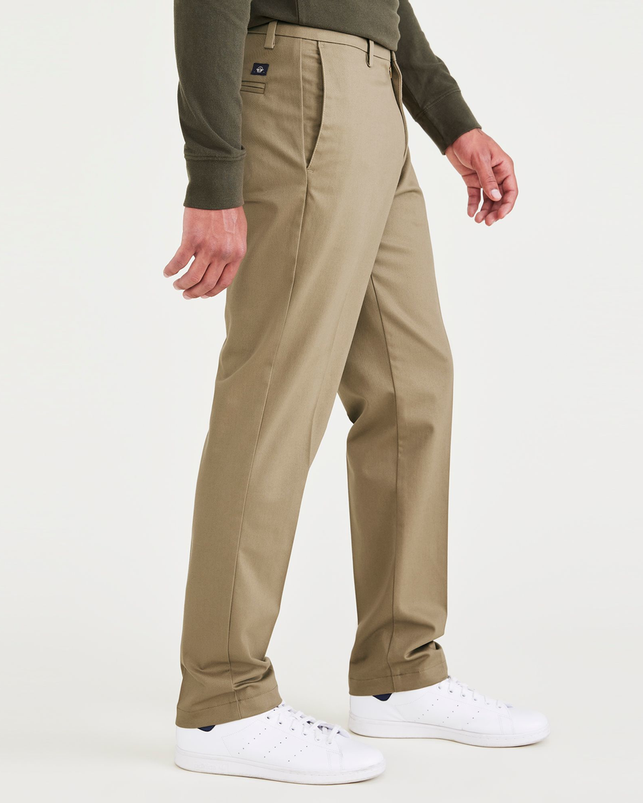 (image for) Fashionable Signature Iron Free Khakis, Slim Fit with Stain Defender®